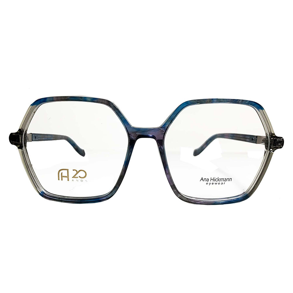 Armação de Óculos Ana Hickmann AH60009 Azul G23
