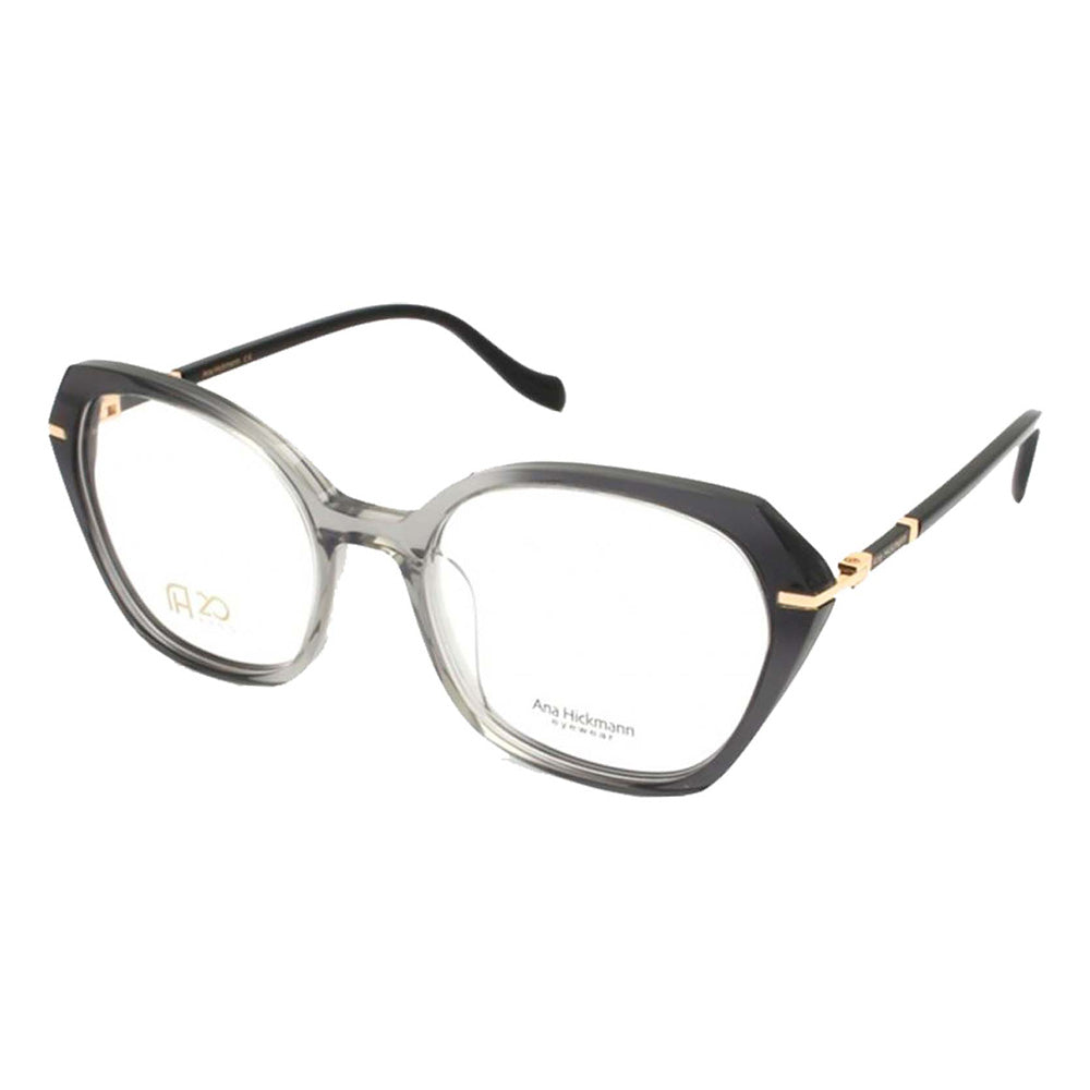 Armação de Óculos Ana Hickmann AH60001 H01 Cinza/Preto