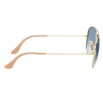 Óculos de Sol Rayban RB 3025L Dourado/Azul Degradê 3F/2N