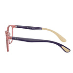 Armação de Óculos Infantil Ray-Ban RB1620 OPTICS KIDS Polido Rosa transparente