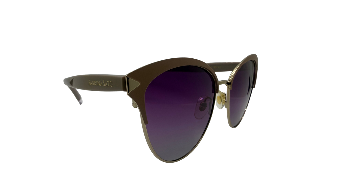 Óculos de Sol Sabrina Sato SS564 Cinza/Roxo Degradê