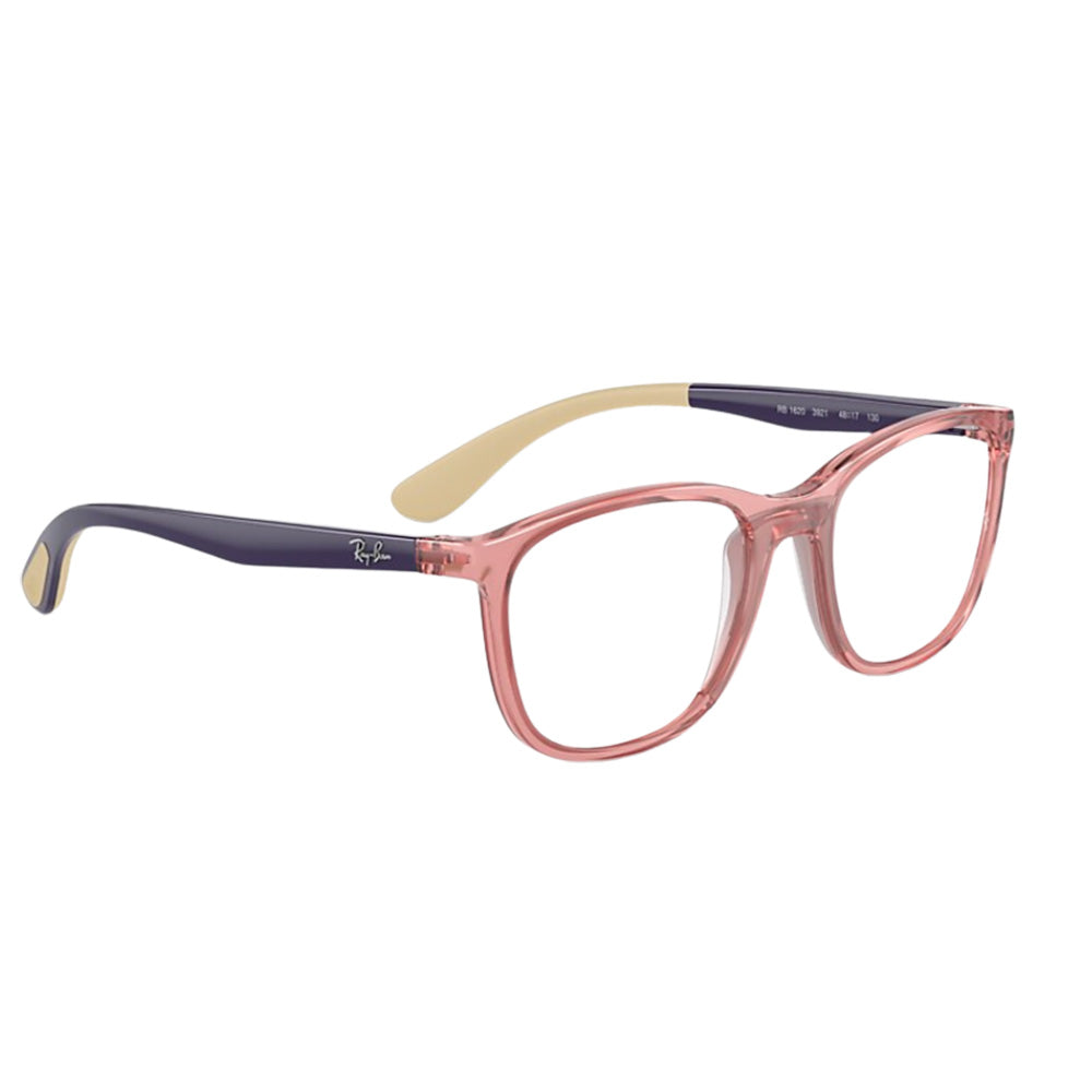 Armação de Óculos Infantil Ray-Ban RB1620 OPTICS KIDS Polido Rosa transparente